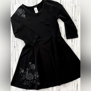 Girl Guess Chic Black Dress, Size 14